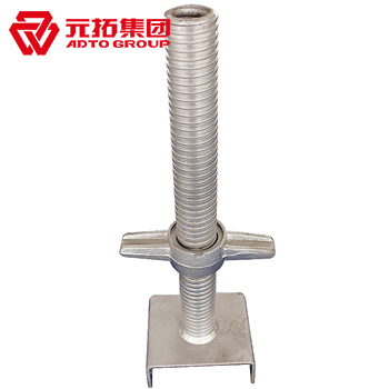 盤扣腳手架調(diào)節(jié)空心絲杠的使用方法